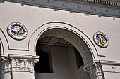 Yangon Myanmar. Old colonial buildings on Strand Rd. 